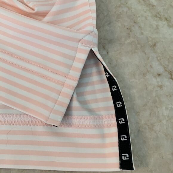 FootJoy Pink Stripe Polo XL - Picture 8 of 8